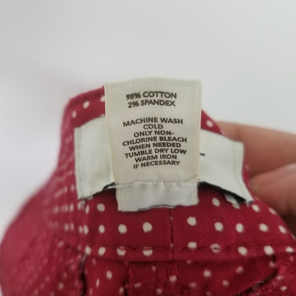 LOFT Red and White Polka Dot Shorts Size 4 - Picture 7 of 7